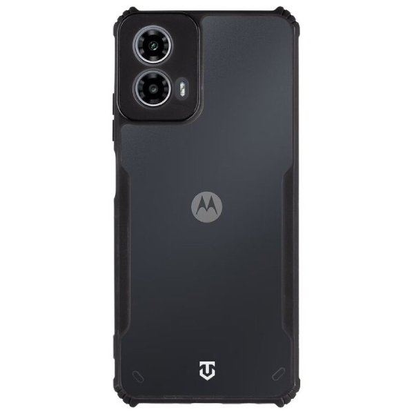 Pouzdro Tactical Quantum Stealth pro Motorola G34, transparentní/černé Pouzdro Tactical Quantum Stealth pro Motorola G34, transparentní/černé
