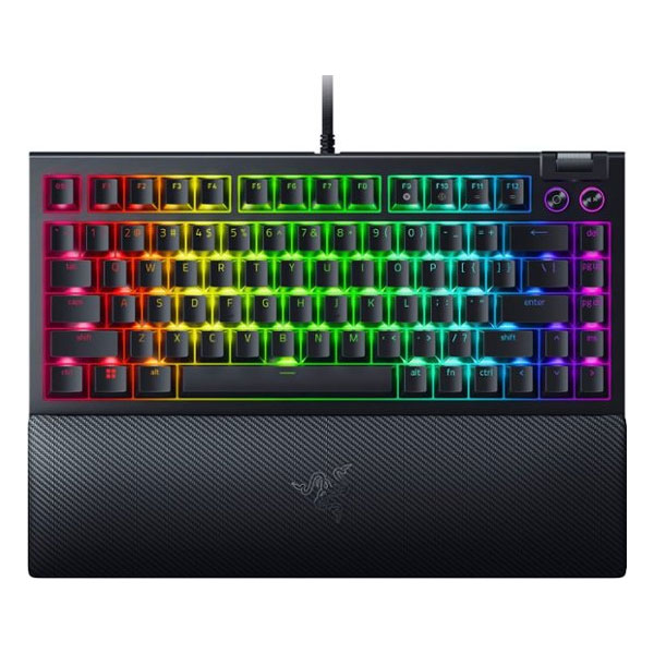 Razer BlackWidow V4 75%, black, vystavený, záruka 21 měsíců