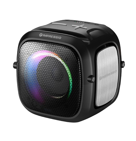 Repro C-TECH Impressio Qubis mini, SD, USB, BT, AUX-IN, FM rádio, TWS, IPX6, RGB Repro C-TECH Impressio Qubis mini, SD, USB, BT, AUX-IN, FM rádio, TWS, IPX6, RGB