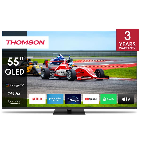 Thomson 55QG7C14 - Google TV 55" QLED Pro, 4K, 144 Hz, 4x HDMI, 3x USB Thomson 55QG7C14 - Google TV 55" QLED Pro, 4K, 144 Hz, 4x HDMI, 3x USB