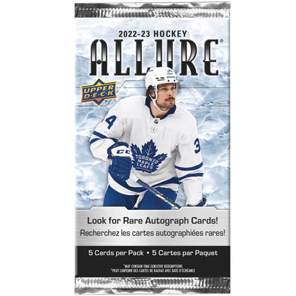 2022/23 Upper Deck Allure Hockey Retail Balíček Karet 2022/23 Upper Deck Allure Hockey Retail Balíček Karet