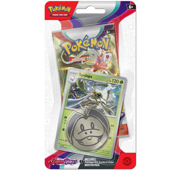 PKM Scarlet & Violet Checklane Blister Spidops (Pokémon), použitý, záruka 12 měsíců PKM Scarlet & Violet Checklane Blister Spidops (Pokémon), použitý, záruka 12 měsíců