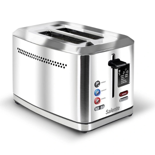 Salente ToastMax topinkovač s digitálním displejem, nerezový Salente ToastMax topinkovač s digitálním displejem, nerezový