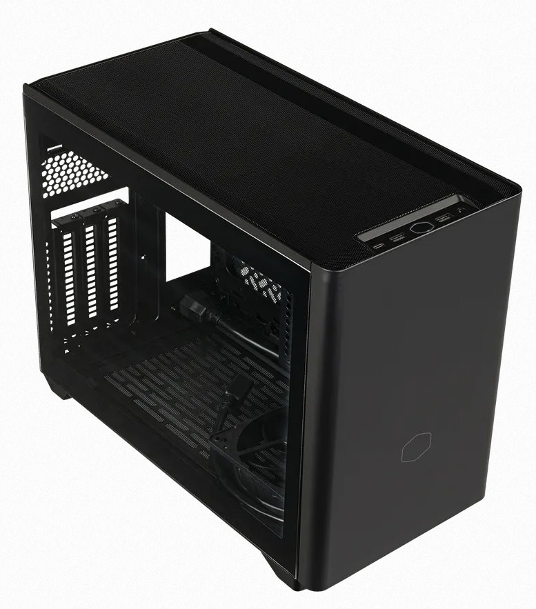 COOLER MASTER case MasterBox NR200P V2, mini-ITX, black COOLER MASTER case MasterBox NR200P V2, mini-ITX, black