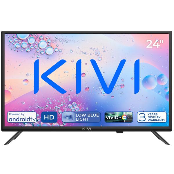 KIVI TV 24H760QB, 24" (61 cm), HD LED TV, AndroidTV, černý KIVI TV 24H760QB, 24" (61 cm), HD LED TV, AndroidTV, černý