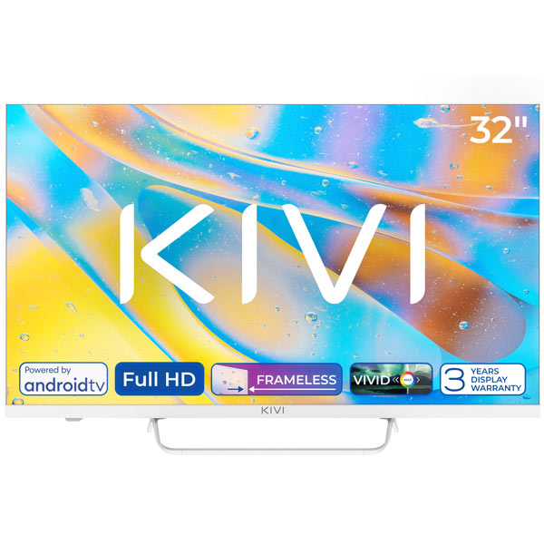KIVI TV 32F760QW, 32" (81 cm), HD LED TV, AndroidTV, bílý KIVI TV 32F760QW, 32" (81 cm), HD LED TV, AndroidTV, bílý