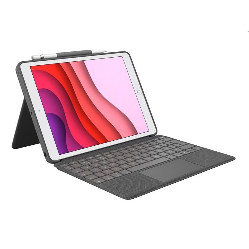 Logitech COMBO TOUCH pre iPad ( 10. gen.) - šedá - UK Logitech COMBO TOUCH pre iPad ( 10. gen.) - šedá - UK