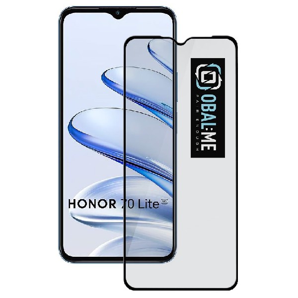 OBAL:ME 5D Ochranné tvrzené sklo pro Honor 70 Lite, černé OBAL:ME 5D Ochranné tvrzené sklo pro Honor 70 Lite, černé