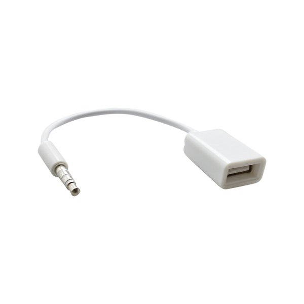 Redukcia 3,5 mm AUX na USB samicu (E) Redukcia 3,5 mm AUX na USB samicu (E)