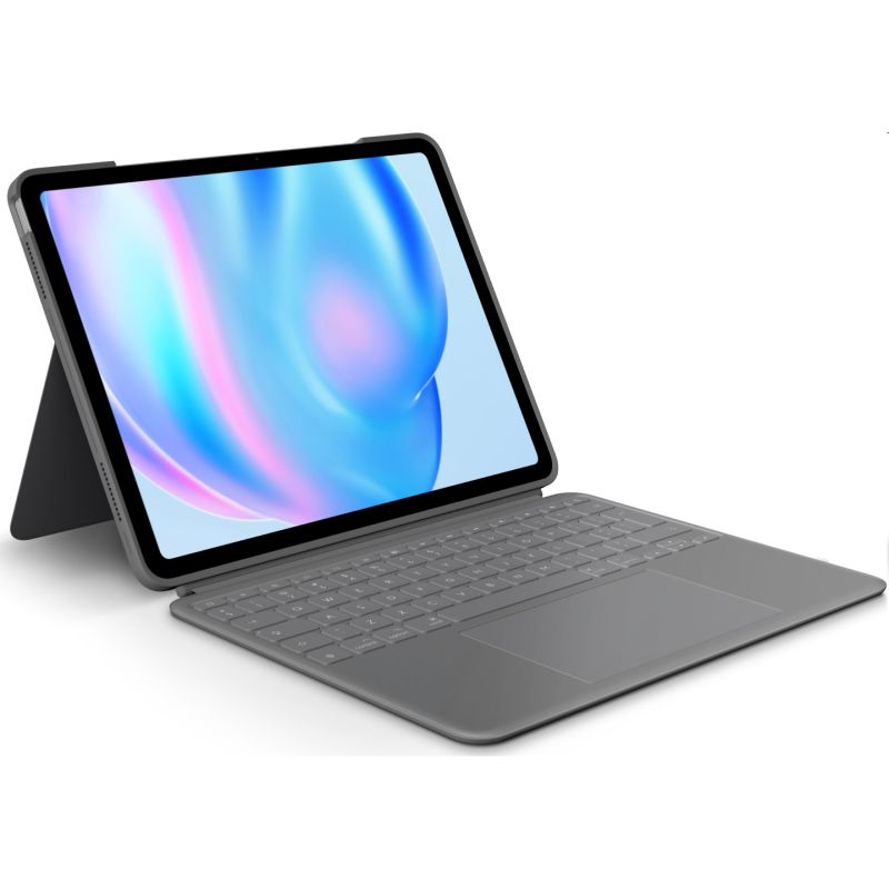 Logitech COMBO TOUCH pre iPad Air 11" (M2 a M3) a iPad Air (5.gen.) - šedá - US