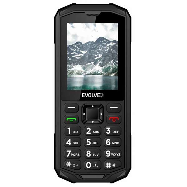 Evolveo StrongPhone X5, vodotěsný odolný Dual SIM telefon, černo-šedý Evolveo StrongPhone X5, vodotěsný odolný Dual SIM telefon, černo-šedý