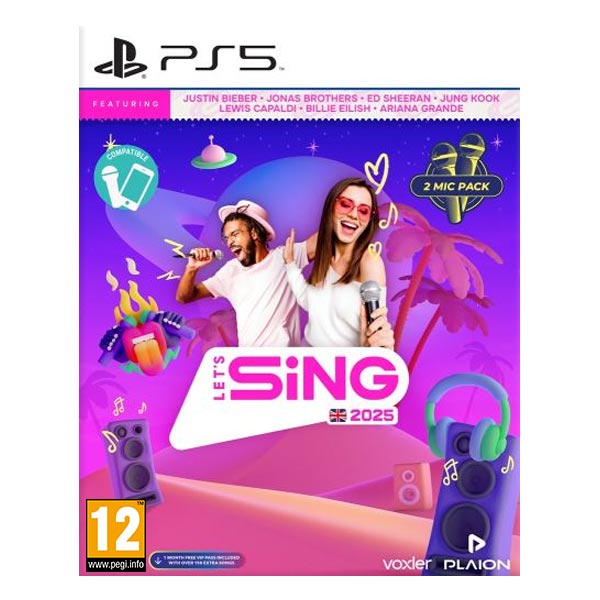 Let’s Sing 2025 + 2 mikrofony