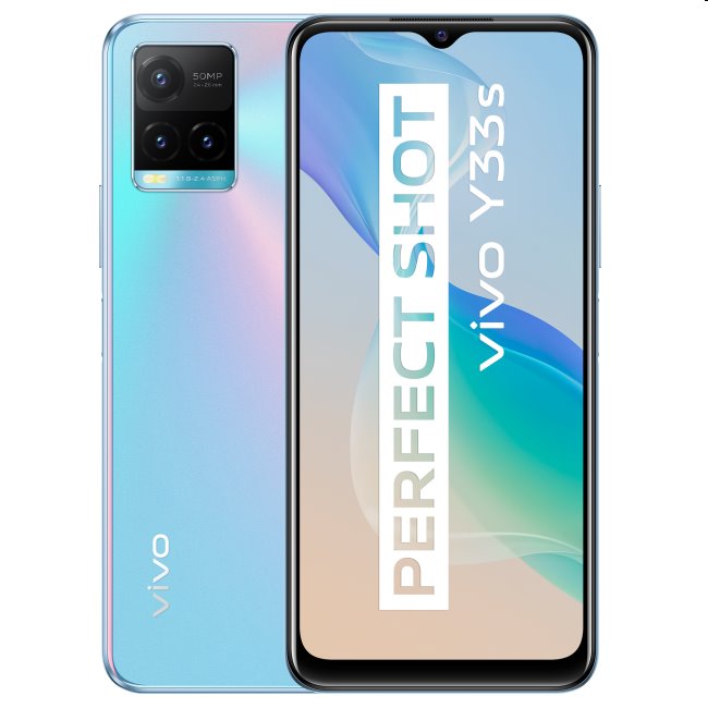Vivo Y33s, 8/128GB, blue, vystavený, záruka 21 měsíců
