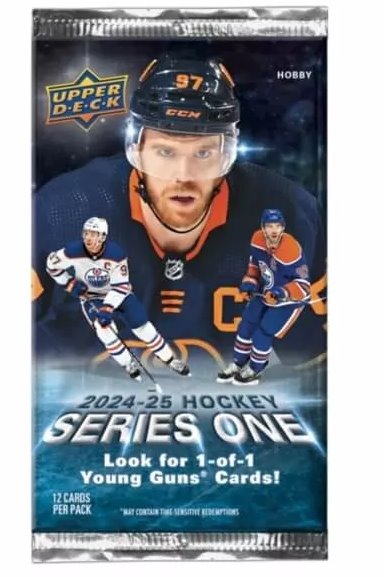2024-25 Upper Deck Series 1 Hockey Hobby Balíček 2024-25 Upper Deck Series 1 Hockey Hobby Balíček