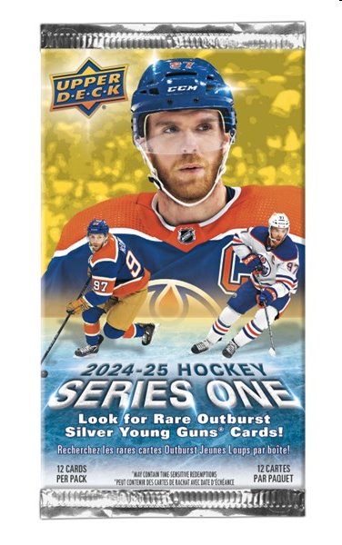 2024-25 Upper Deck Series 1 Hockey Retail Balíček Karet 2024-25 Upper Deck Series 1 Hockey Retail Balíček Karet
