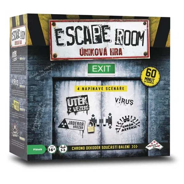 ESCAPE ROOM: uniková hra Rodinná edice - 3 scénáře ESCAPE ROOM: uniková hra Rodinná edice - 3 scénáře