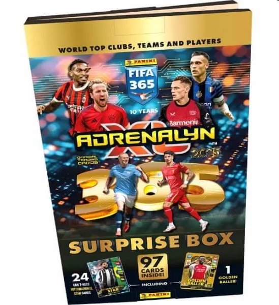 Fotbalové karty Panini FIFA 365 2024/2025 Adrenalyn Adventní kalendář Surprise box Fotbalové karty Panini FIFA 365 2024/2025 Adrenalyn Adventní kalendář Surprise box