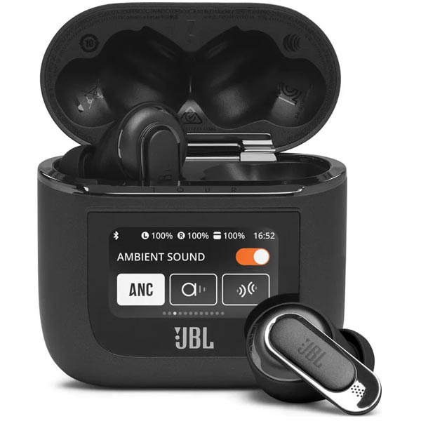 JBL Tour Pro 2 bezdrátové sluchátka, černé