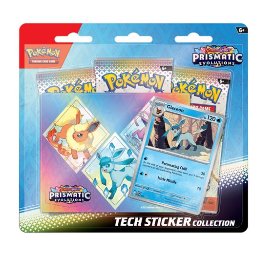 Kartová hra Pokémon TCG: Scarlet & Violet Prismatic Evolutions Tech Sticker Glaceon (Pokémon) Kartová hra Pokémon TCG: Scarlet & Violet Prismatic Evolutions Tech Sticker Glaceon (Pokémon)