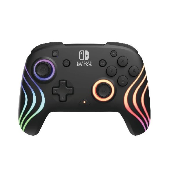 PDP Wireless Controller Afterglow Wave for Nintendo Switch, black PDP Wireless Controller Afterglow Wave for Nintendo Switch, black