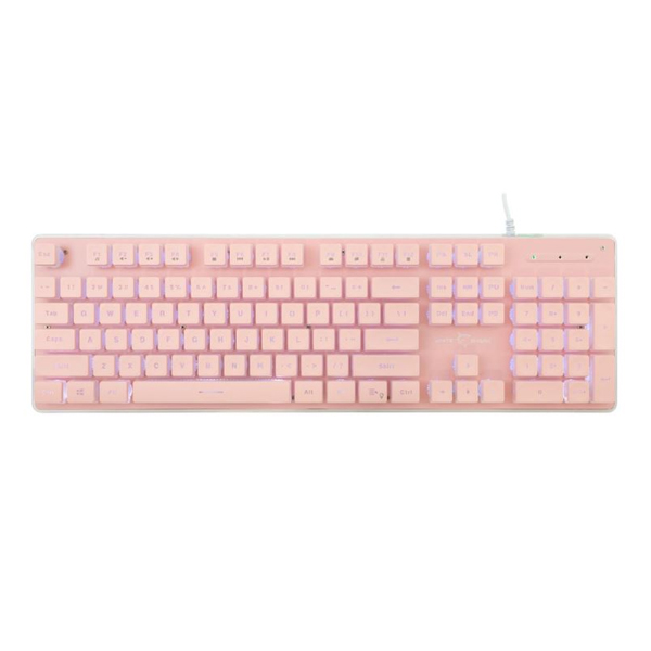 White Shark Gaming membrane keyboard TACHI, US, pink White Shark Gaming membrane keyboard TACHI, US, pink