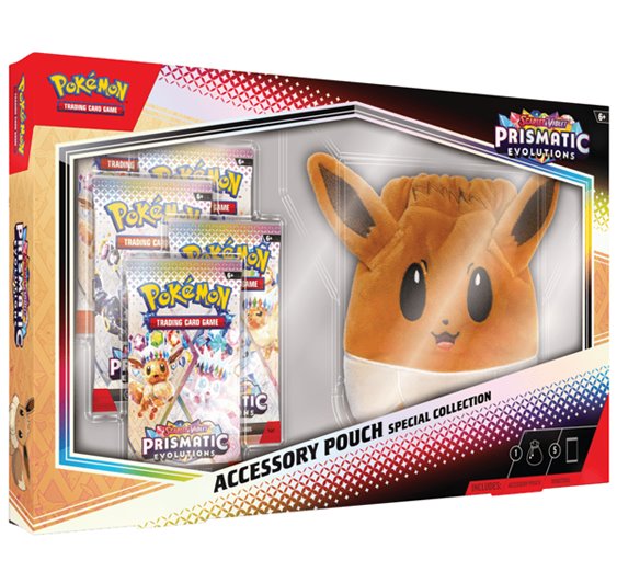 Kartová hra Pokémon TCG: Scarlet & Violet Prismatic Evolutions Pouch Special Collection (Pokémon) Kartová hra Pokémon TCG: Scarlet & Violet Prismatic Evolutions Pouch Special Collection (Pokémon)