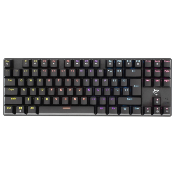 White Shark Mechanical gaming klávesnice COMMANDOS, US, blue, černá, vystavená, záruka 21 měsíců White Shark Mechanical gaming klávesnice COMMANDOS, US, blue, černá, vystavená, záruka 21 měsíců