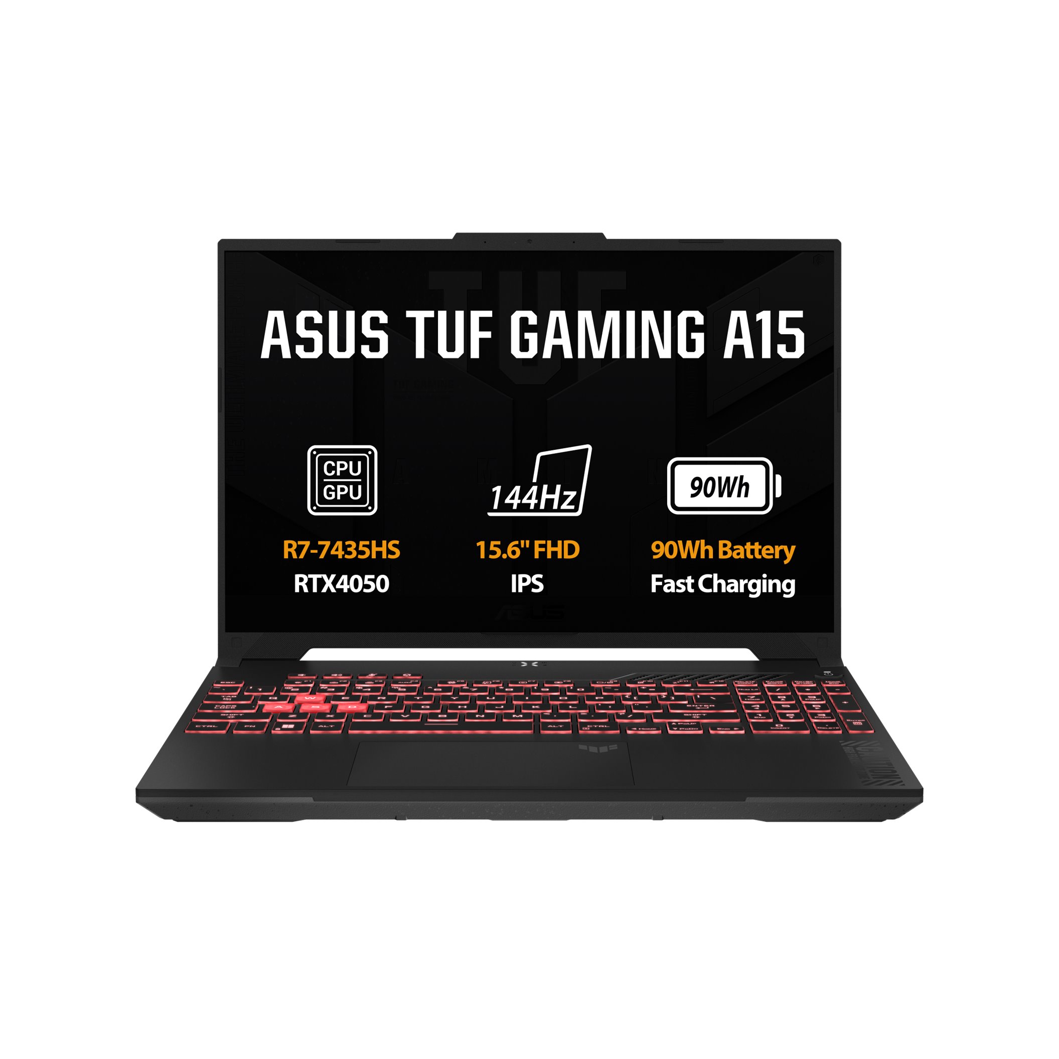 ASUS TUF Gaming A16/R5-7535HS/16GB/1TB SSD/RTX4050/16" FHD/bez OS/Mecha Gray ASUS TUF Gaming A16/R5-7535HS/16GB/1TB SSD/RTX4050/16" FHD/bez OS/Mecha Gray