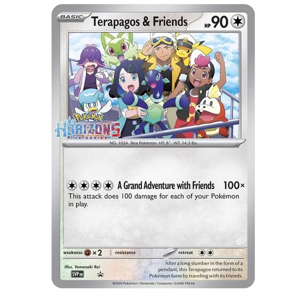 Dárek - Pokemon karta Horizons Terapagos & Friends Oversized v ceně 174,- Kč