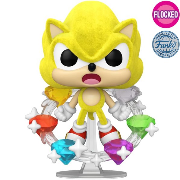 POP! Games: Super Sonic with Emeralds (Sonic The Hedgehog) Special Edition (Flocked) POP! Games: Super Sonic with Emeralds (Sonic The Hedgehog) Special Edition (Flocked)