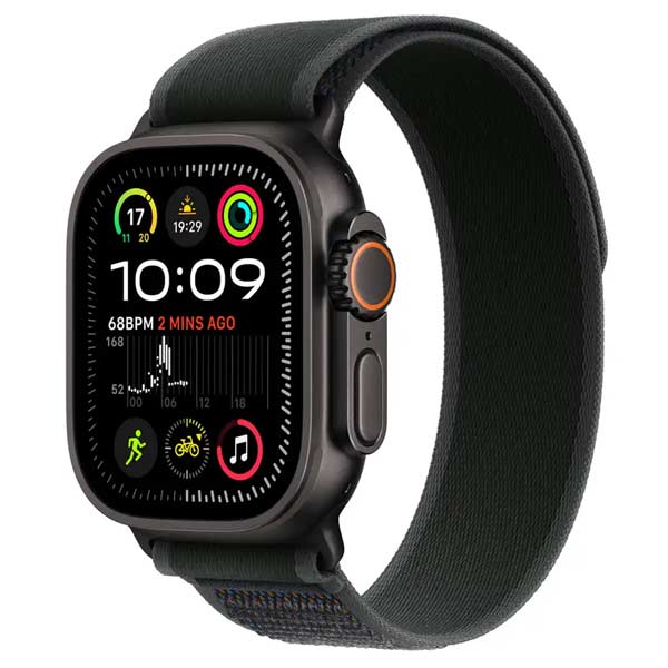 Apple Watch Ultra 2 GPS + Cellular 49mm, black titanium case, Třída B – použité, záruka 12 měsíců Apple Watch Ultra 2 GPS + Cellular 49mm, black titanium case, Třída B – použité, záruka 12 měsíců