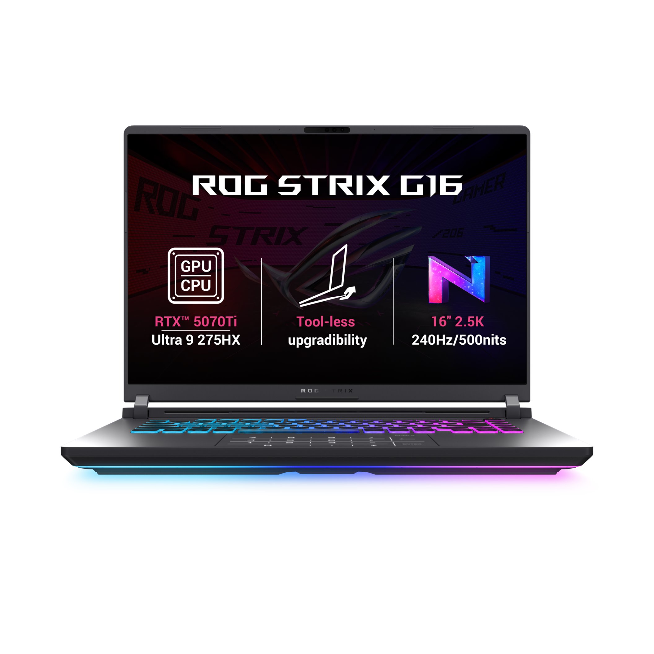 ASUS ROG Strix G16/Intel U9/32GB/1TB SSD/X7/16" 2.5K/bez OS/Eclipse Gray ASUS ROG Strix G16/Intel U9/32GB/1TB SSD/X7/16" 2.5K/bez OS/Eclipse Gray