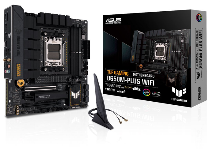 ASUS TUF GAMING B650M-PLUS WIFI, AM5, 4xDDR5, mATX ASUS TUF GAMING B650M-PLUS WIFI, AM5, 4xDDR5, mATX