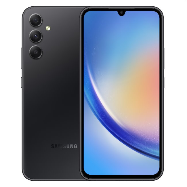 Samsung Galaxy A34 5G, 8/256GB, graphite, Třída A – použité, záruka 12 měsíců Samsung Galaxy A34 5G, 8/256GB, graphite, Třída A – použité, záruka 12 měsíců