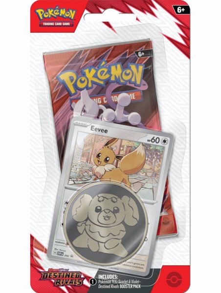 Kartová hra Pokémon TCG: Scarlet & Violet Destined Rivals Checklane Blister Eevve (Pokémon) Kartová hra Pokémon TCG: Scarlet & Violet Destined Rivals Checklane Blister Eevve (Pokémon)