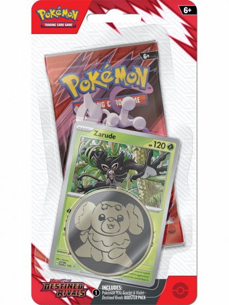 Kartová hra Pokémon TCG: Scarlet & Violet Destined Rivals Checklane Blister Zarude (Pokémon) Kartová hra Pokémon TCG: Scarlet & Violet Destined Rivals Checklane Blister Zarude (Pokémon)