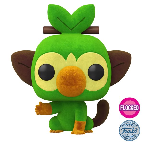 POP! Games: Grookey (Pokémon) Special Edition (Flocked) POP! Games: Grookey (Pokémon) Special Edition (Flocked)