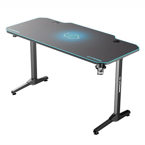 ULTRADESK herní stůl FRAG - BLUE, 140x66 cm, 76 cm, s XXL podložkou pod myš, s ultradesk BEAM, držák sluchátek ULTRADESK herní stůl FRAG - BLUE, 140x66 cm, 76 cm, s XXL podložkou pod myš, s ultradesk BEAM, držák sluchátek