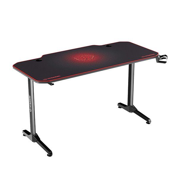 ULTRADESK herní stůl FRAG - RED, 140x66 cm, 76 cm, s XXL podložkou pod myš, s ultradesk BEAM, držák sluchátek ULTRADESK herní stůl FRAG - RED, 140x66 cm, 76 cm, s XXL podložkou pod myš, s ultradesk BEAM, držák sluchátek