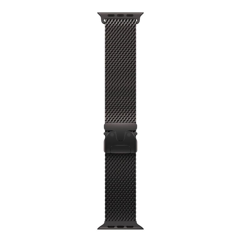 Apple Watch 49mm Black Titanium Milanese Loop - Large Apple Watch 49mm Black Titanium Milanese Loop - Large