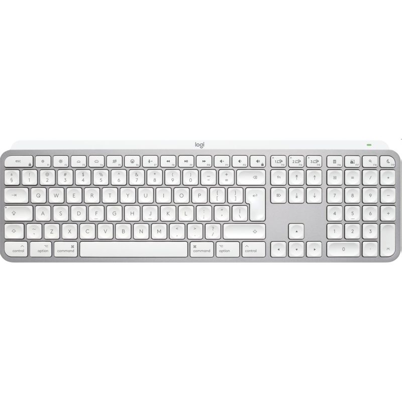 Logitech MX Keys S for MAC - bezdrátová podsvícená klávesnice - US - bledošedá Logitech MX Keys S for MAC - bezdrátová podsvícená klávesnice - US - bledošedá