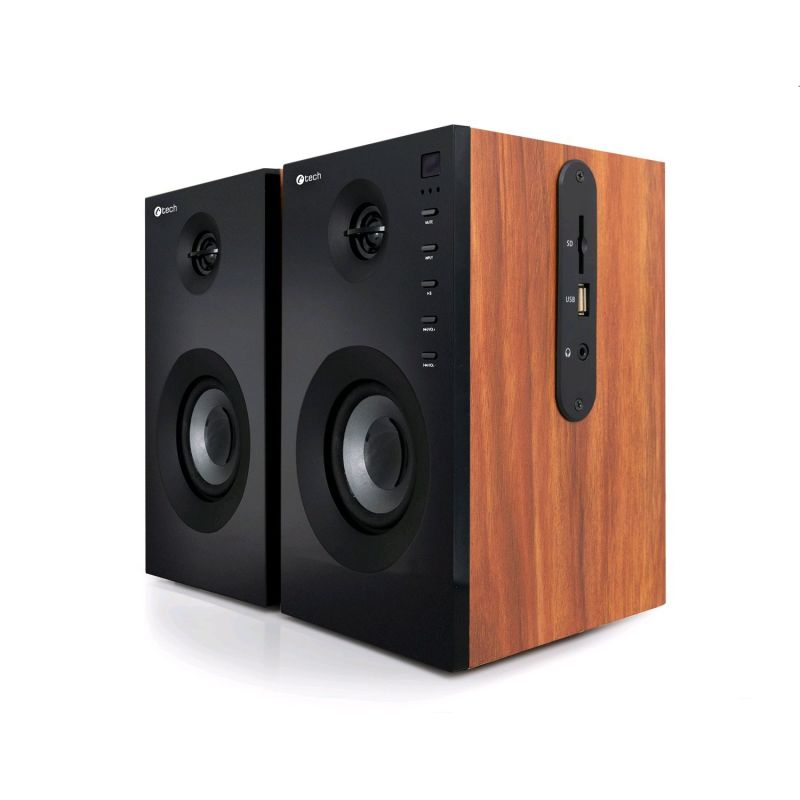 Repro C-TECH SPK-550BT, 2.0, Bluetooth, dálkové ovládání, drevenné Repro C-TECH SPK-550BT, 2.0, Bluetooth, dálkové ovládání, drevenné