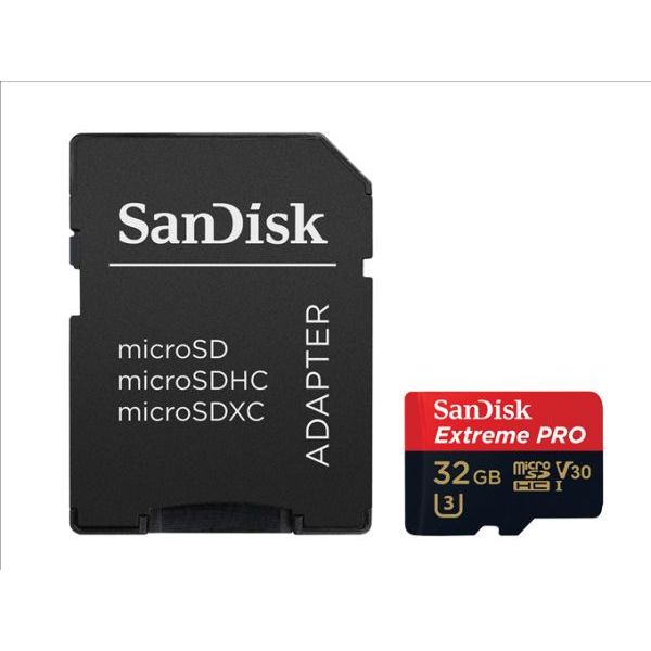 SanDisk Extreme PRO 32GB microSD card SanDisk Extreme PRO 32GB microSD card