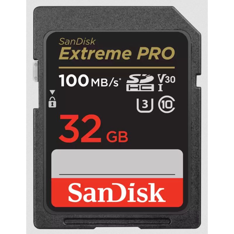 SanDisk Extreme PRO 32GB SD card SanDisk Extreme PRO 32GB SD card
