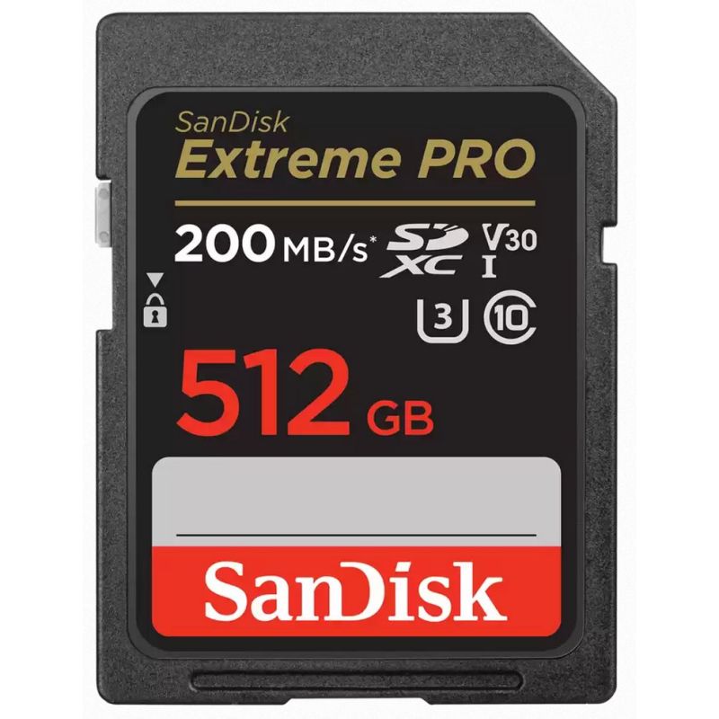SanDisk Extreme PRO 512GB SD card SanDisk Extreme PRO 512GB SD card