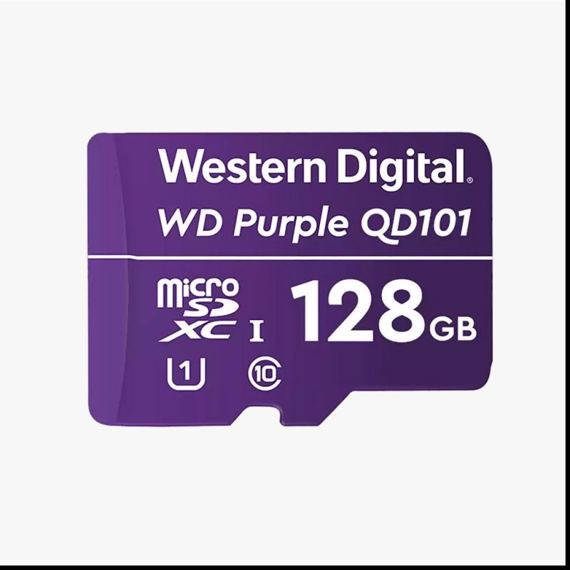 WD Purple SC QD101 128 GB Ultra Endurance microSDXC Card WD Purple SC QD101 128 GB Ultra Endurance microSDXC Card