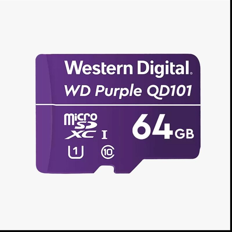 WD Purple SC QD101 64 GB Ultra Endurance microSDXC Card WD Purple SC QD101 64 GB Ultra Endurance microSDXC Card