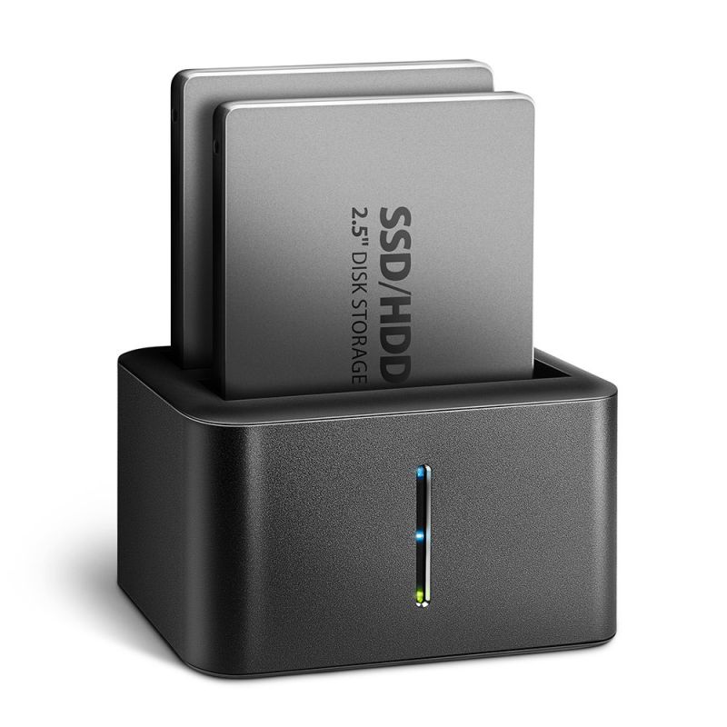 AXAGON ADSA-D25, USB 3.2 Gen 1 - 2x SATA 6G 2, 5" SSD/HDD CLONE MINI dokovacia stanica AXAGON ADSA-D25, USB 3.2 Gen 1 - 2x SATA 6G 2, 5" SSD/HDD CLONE MINI dokovacia stanica
