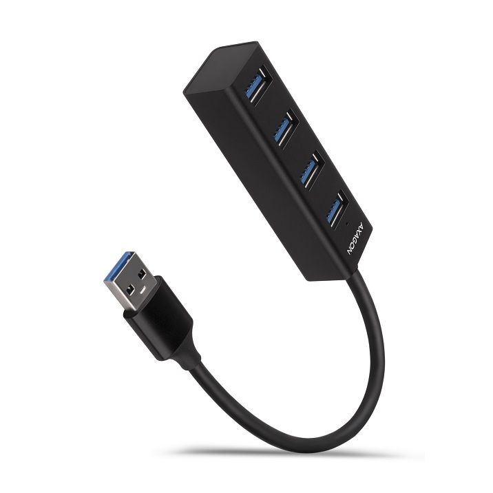 AXAGON HUE-M1A, 4x USB 3.2 Gen 1 MINI hub, kovový, kabel USB-A 20 cm AXAGON HUE-M1A, 4x USB 3.2 Gen 1 MINI hub, kovový, kabel USB-A 20 cm