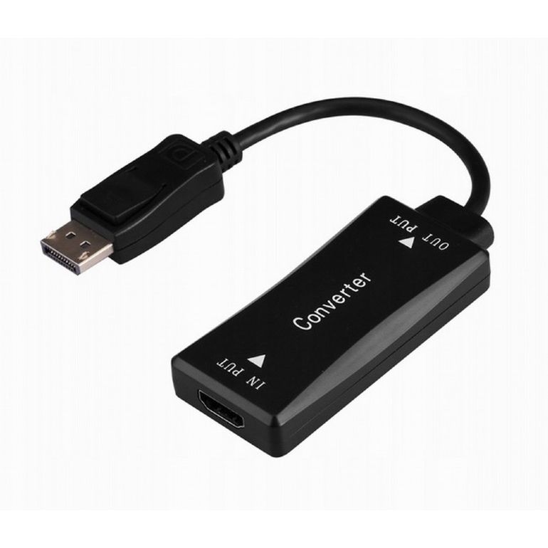 CABLEXPERT redukcia aktívna 4K 30Hz HDMI F/DisplayPort M, 0, 15 m CABLEXPERT redukcia aktívna 4K 30Hz HDMI F/DisplayPort M, 0, 15 m